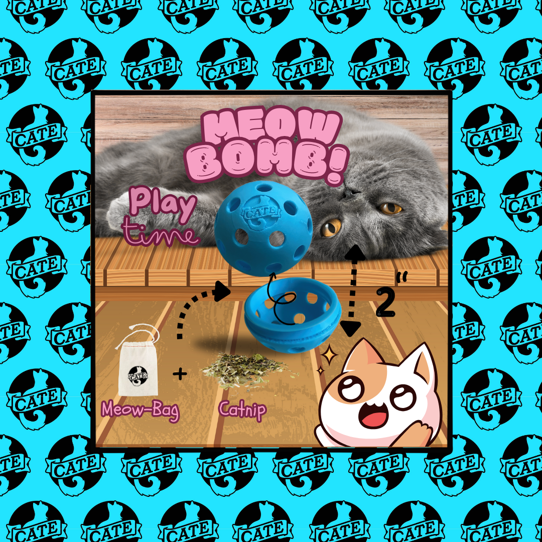 Meow-Bomb 3-Pack (Shells Only) β With Refillable Inserts & Meow Bags
