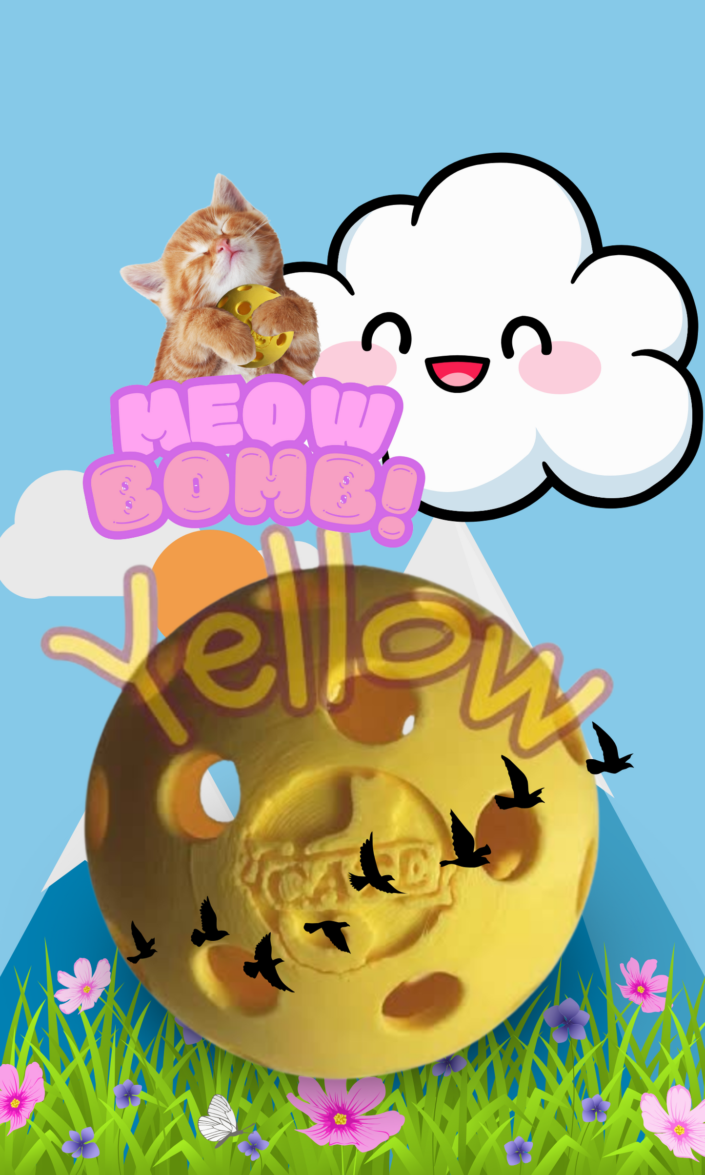 Meow-Bomb 3-Pack (Shells Only) β With Refillable Inserts & Meow Bags