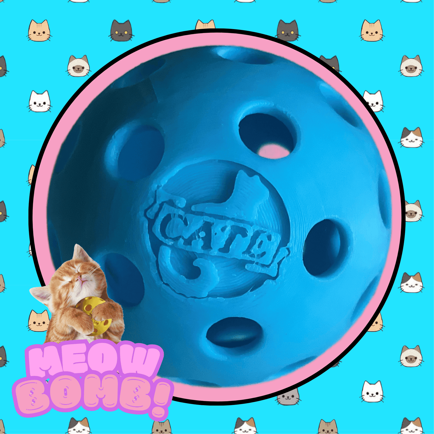 ๐พ Meow-Bomb (Single Toy Only) โ Clean, Smart, Refillable Cat Fun!