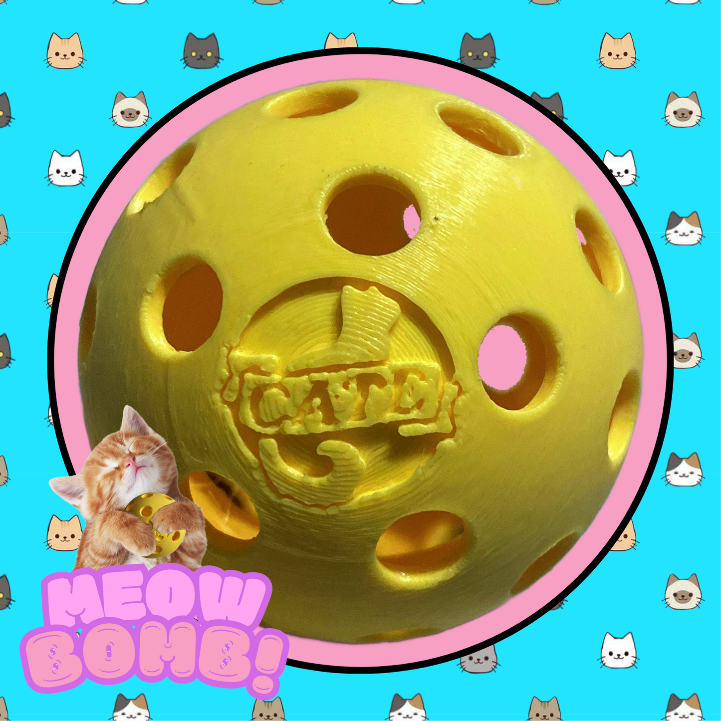 🐾 Meow-Bomb (Single Toy Only) – Clean, Smart, Refillable Cat Fun!